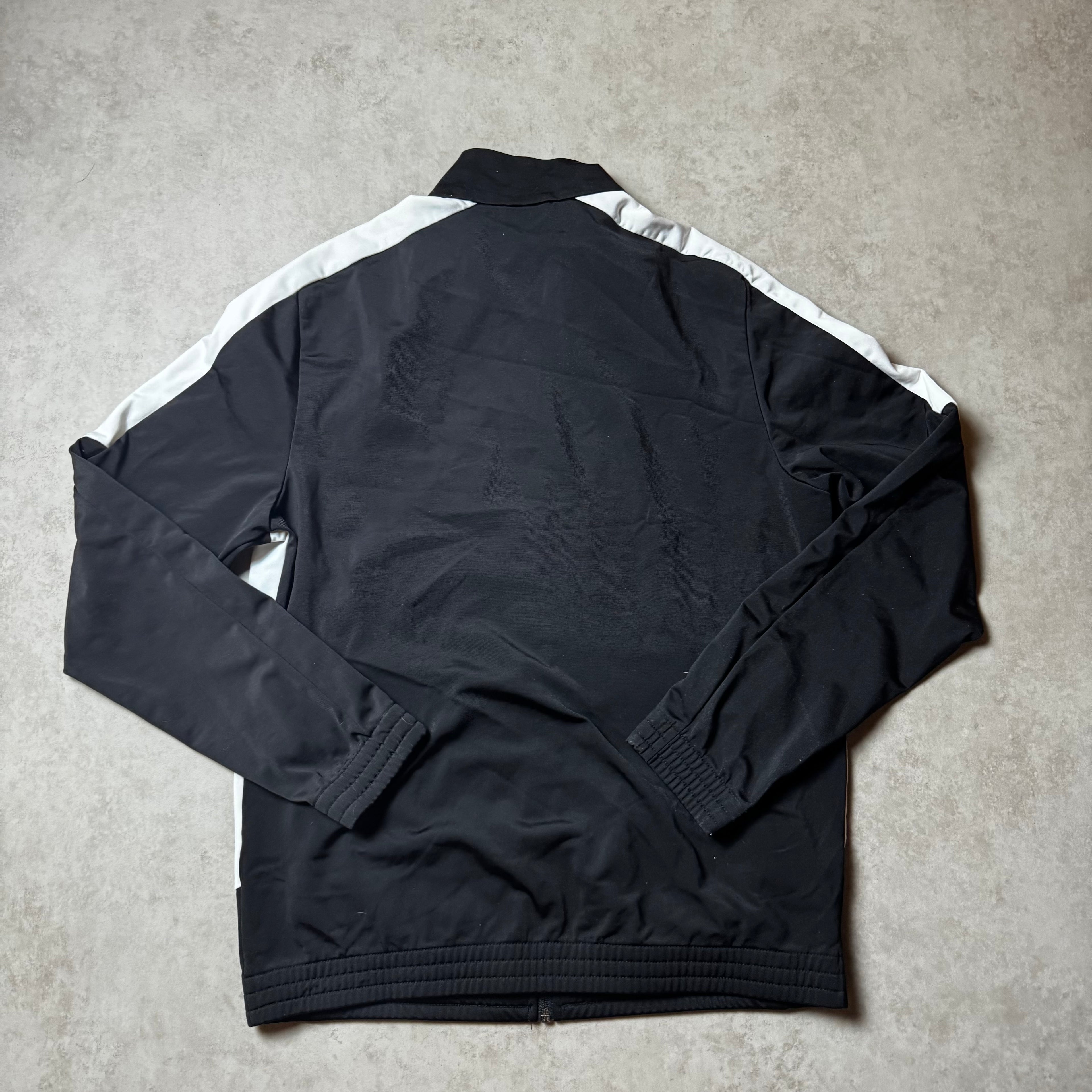 Black Vintage Puma Zip Up Hoodie - L (M)