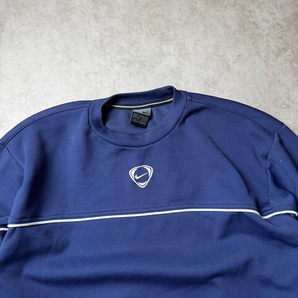 Blue Vintage Nike Sweatshirt -