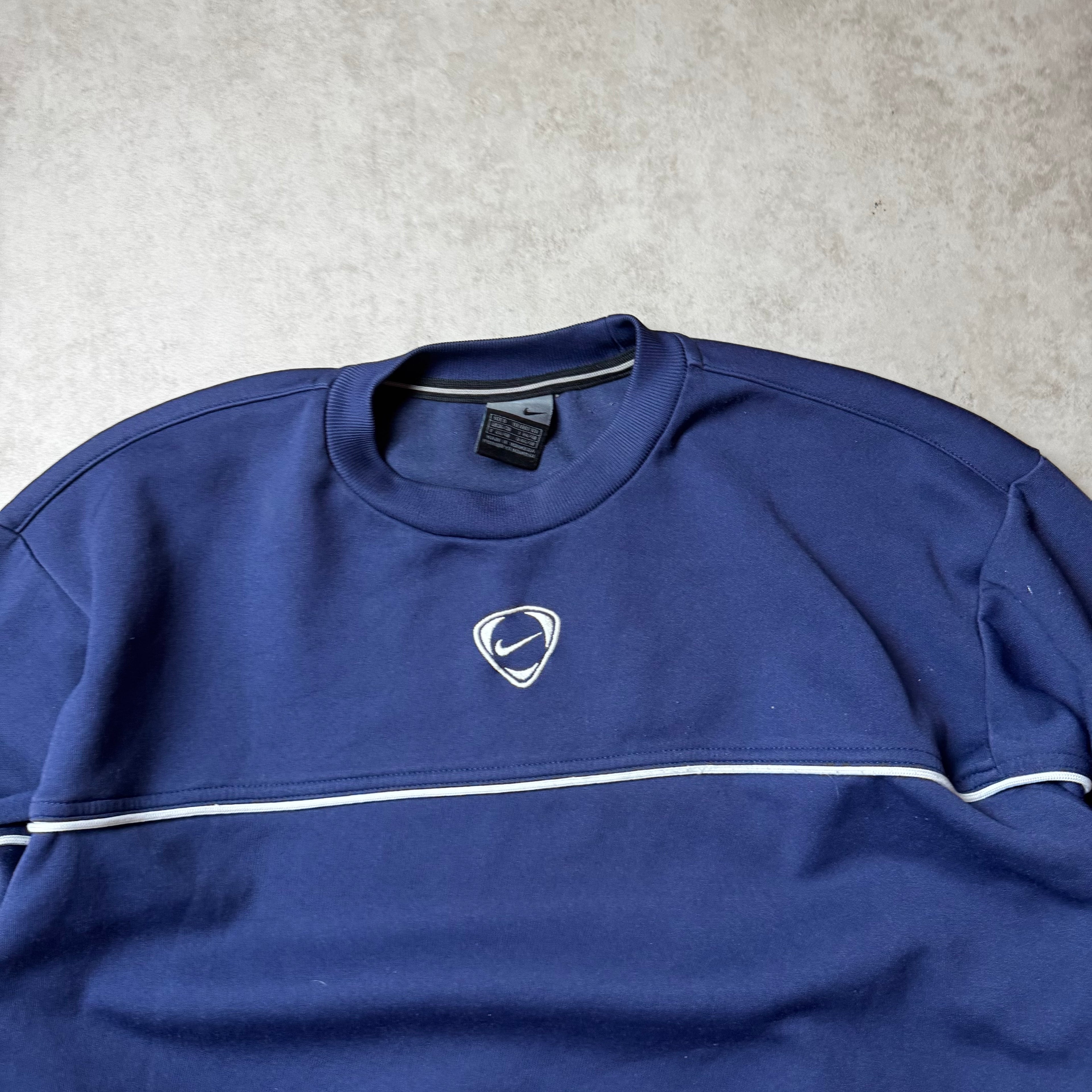 Blue Vintage Nike Sweatshirt -
