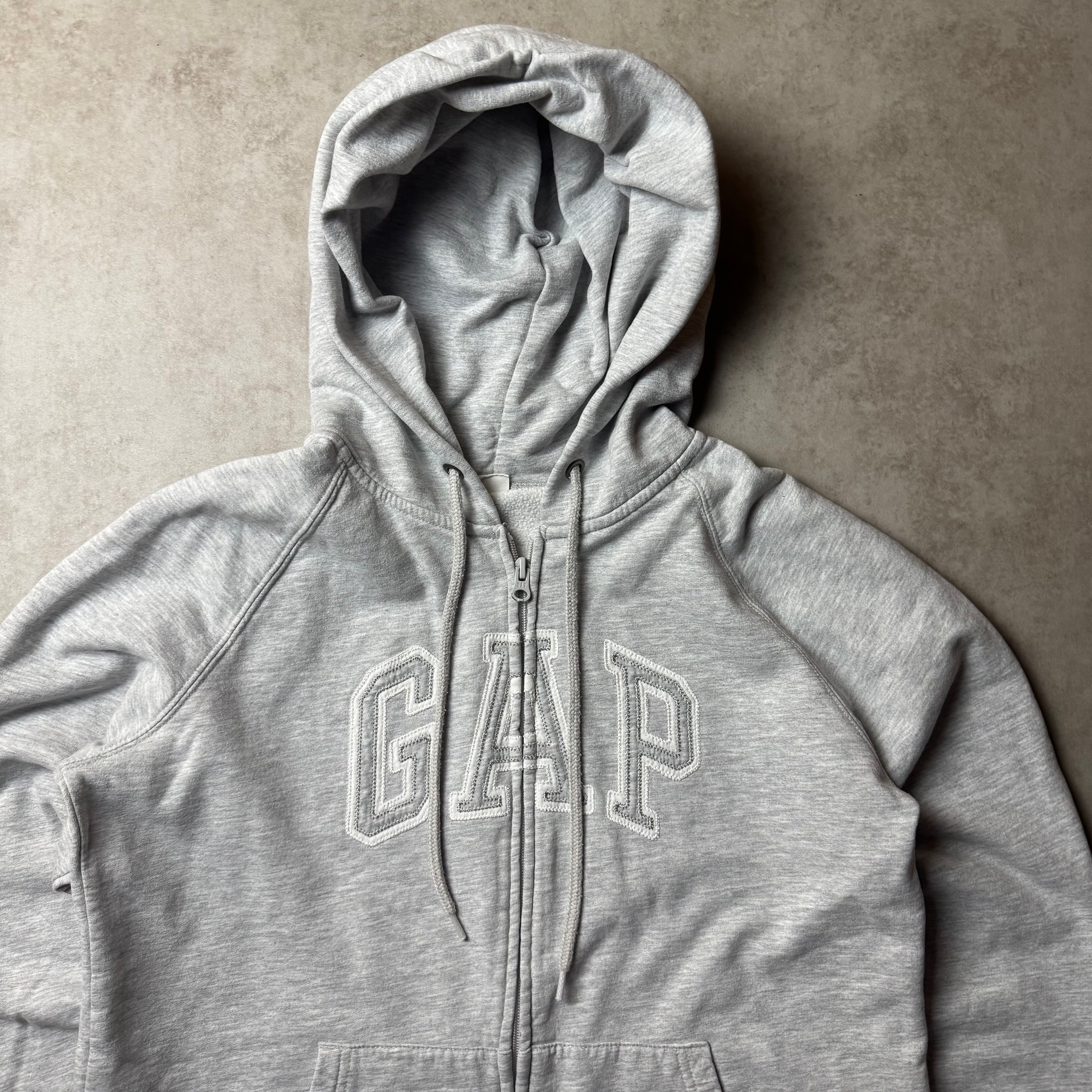 Gray GAP Zip Up Hoodie - S