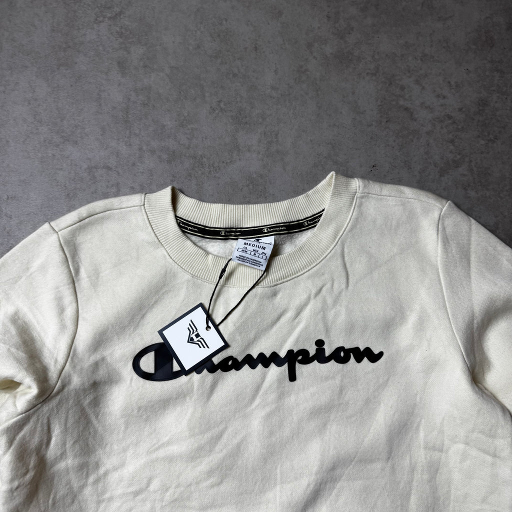 Beige Champion Sweatshirt - M