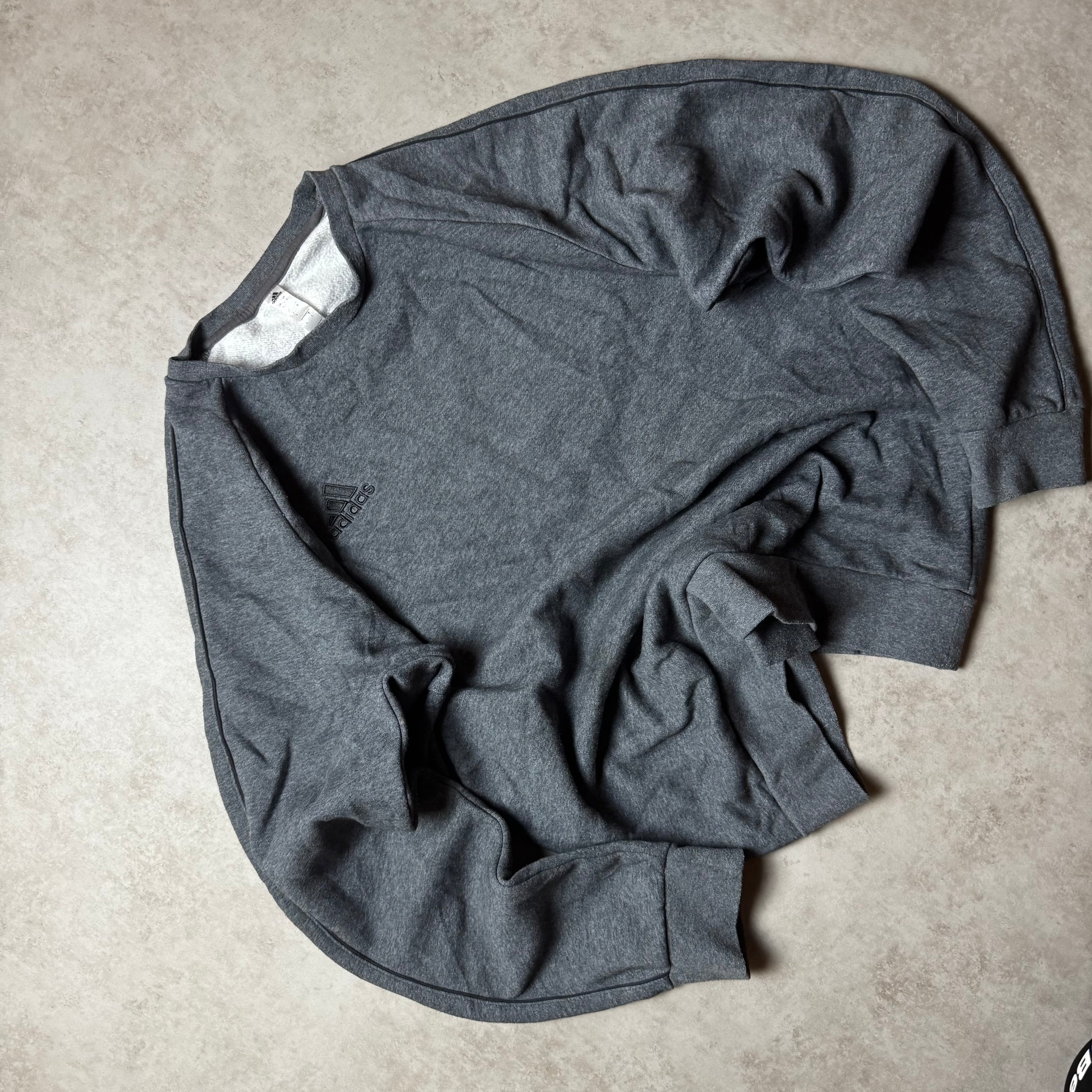 Gray Adidas Sweatshirt - Size L