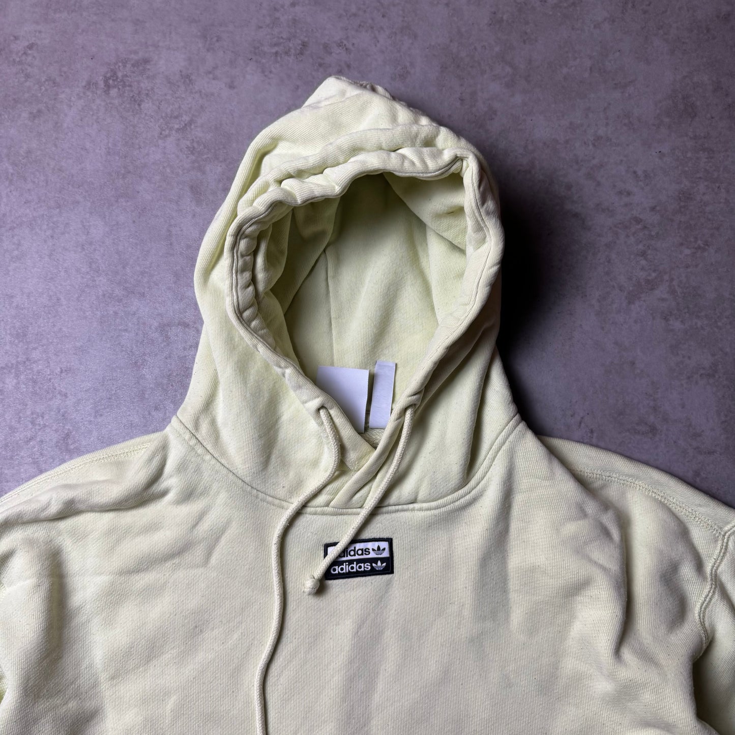 Mint Adidas Oversized Cropped Hoodie - L