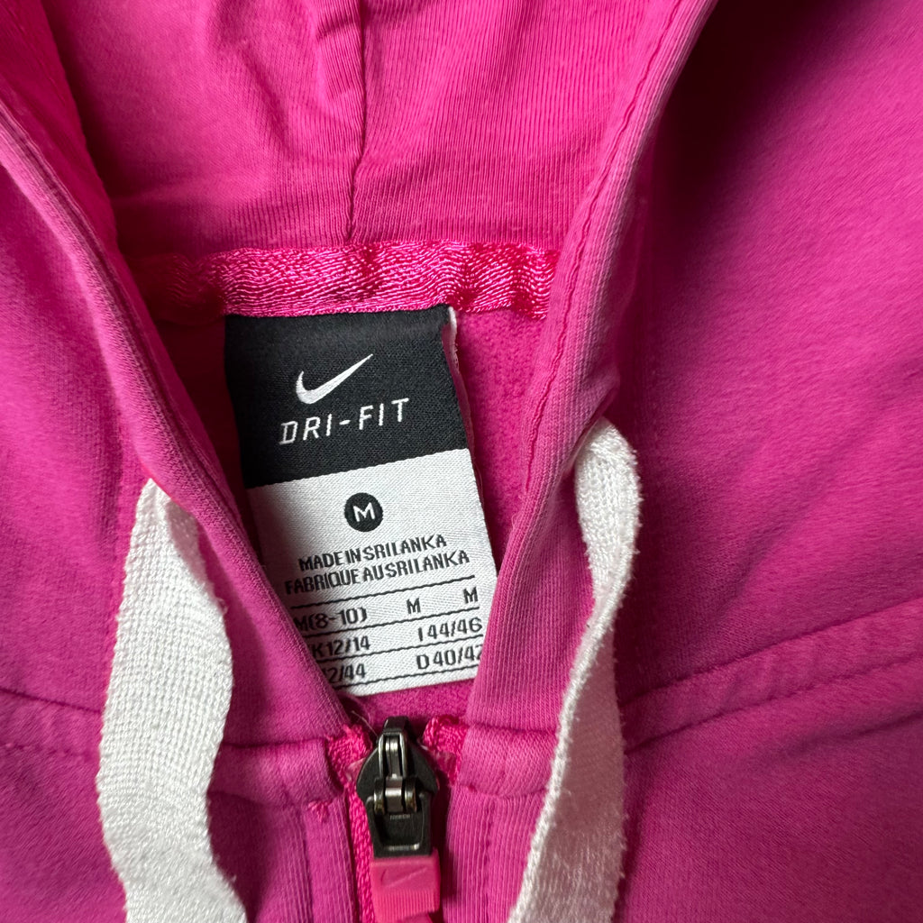 Pink Nike Zip Up Hoodie - M