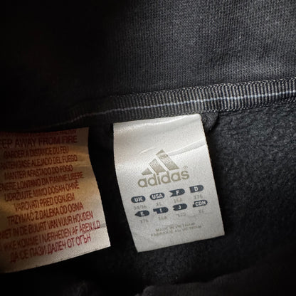 Black Adidas Zip Up Hoodie - L