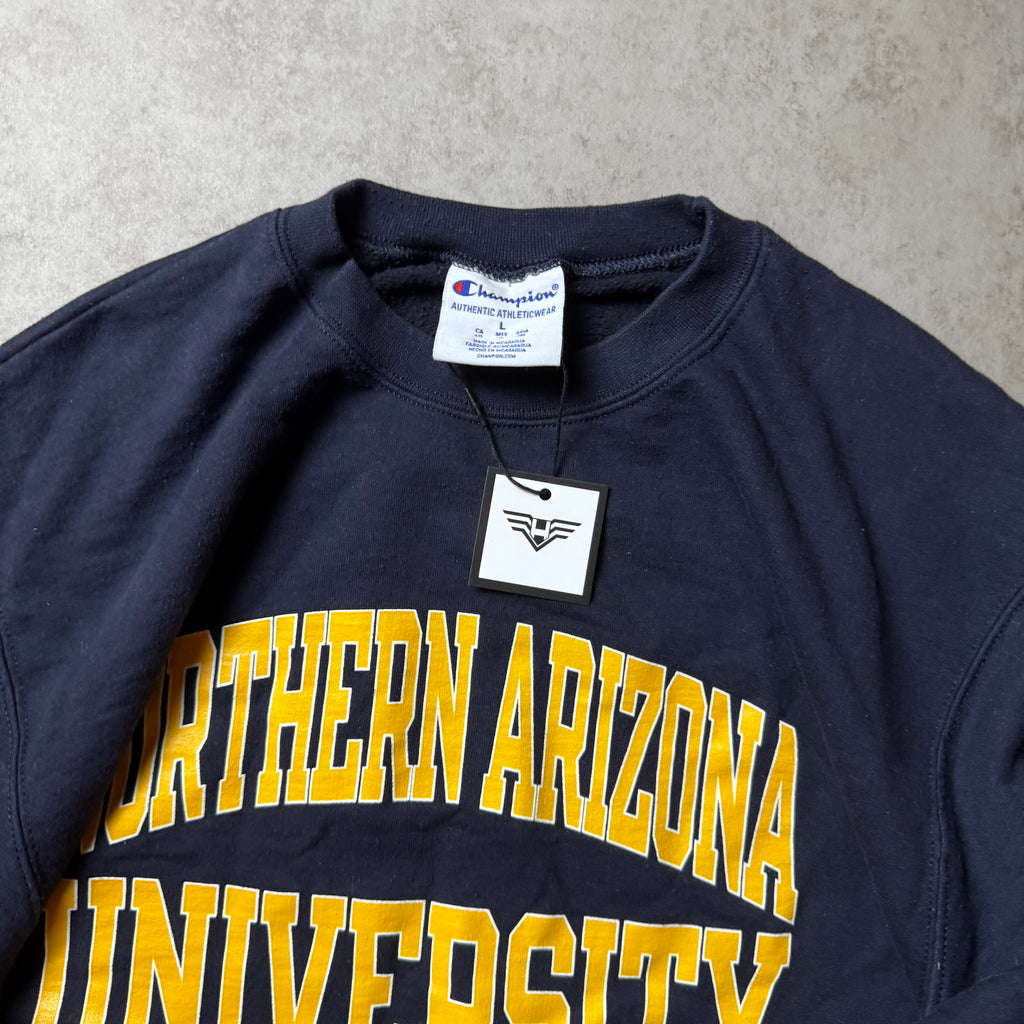 Dark Blue Champion University Sweatshirt - Size L
