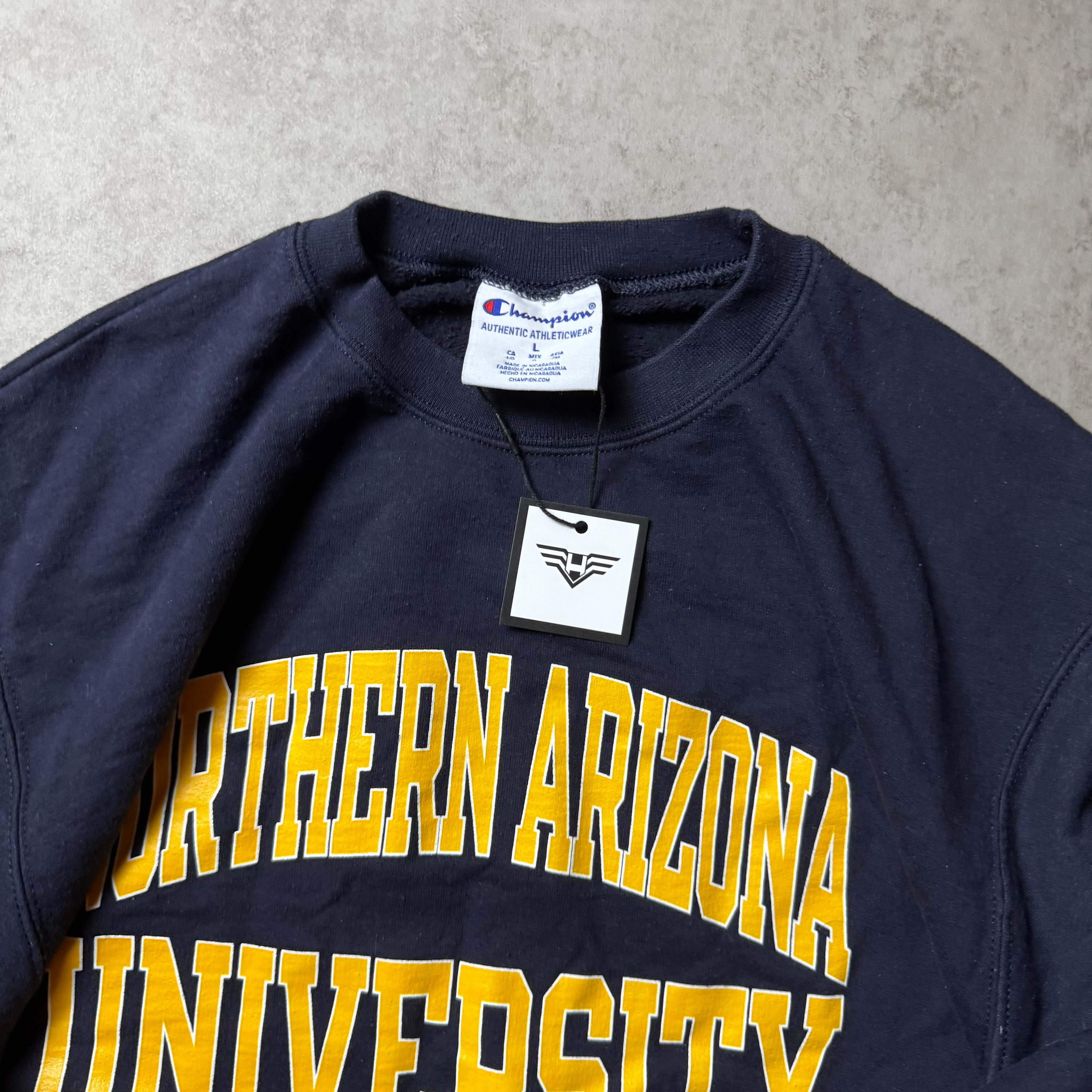 Dark Blue Champion University Sweatshirt - Size L