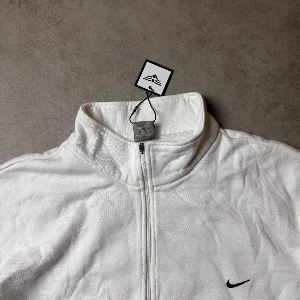 White Nike Quarter Zip - XXL