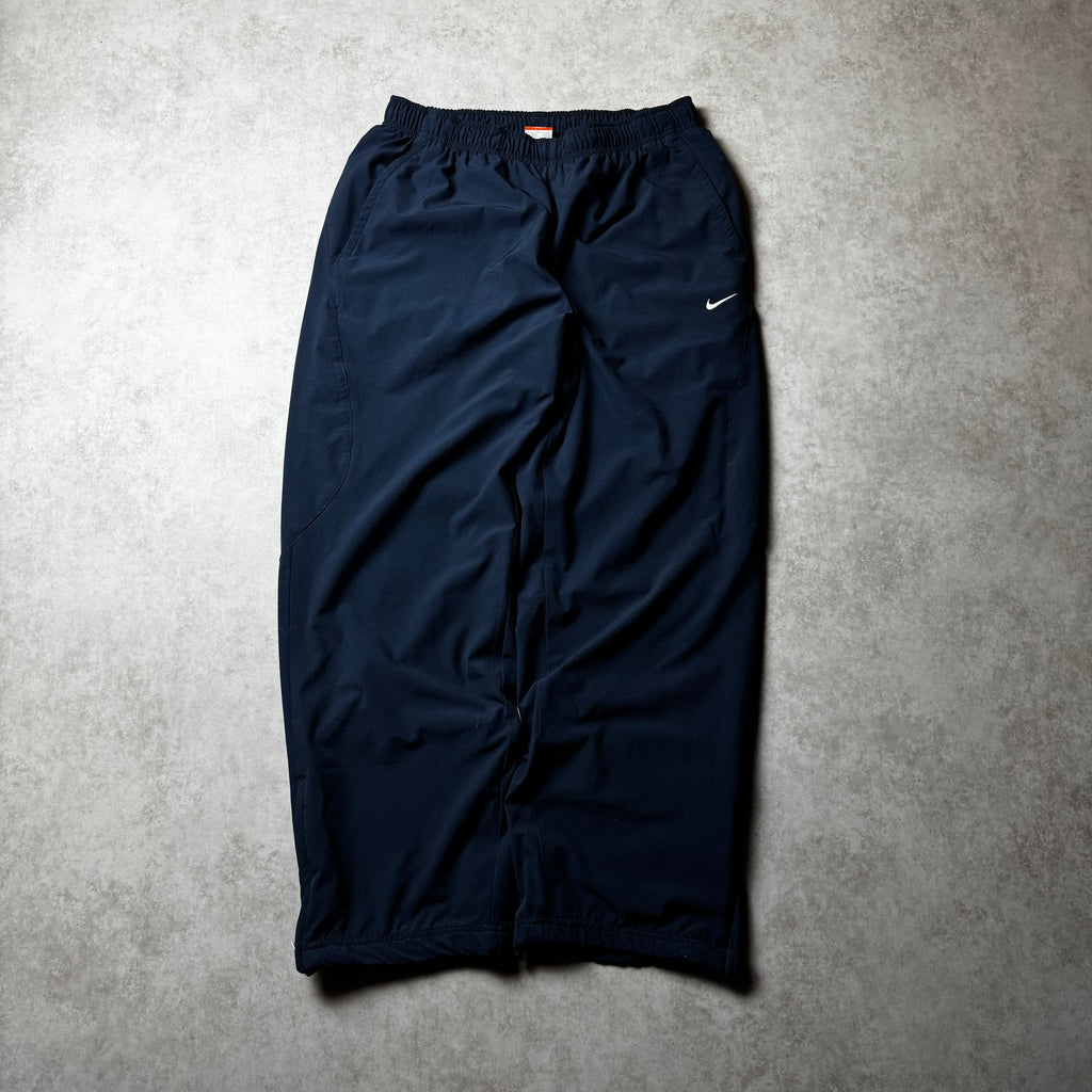 Navy Baggy Vintage Nike Trackpants - L