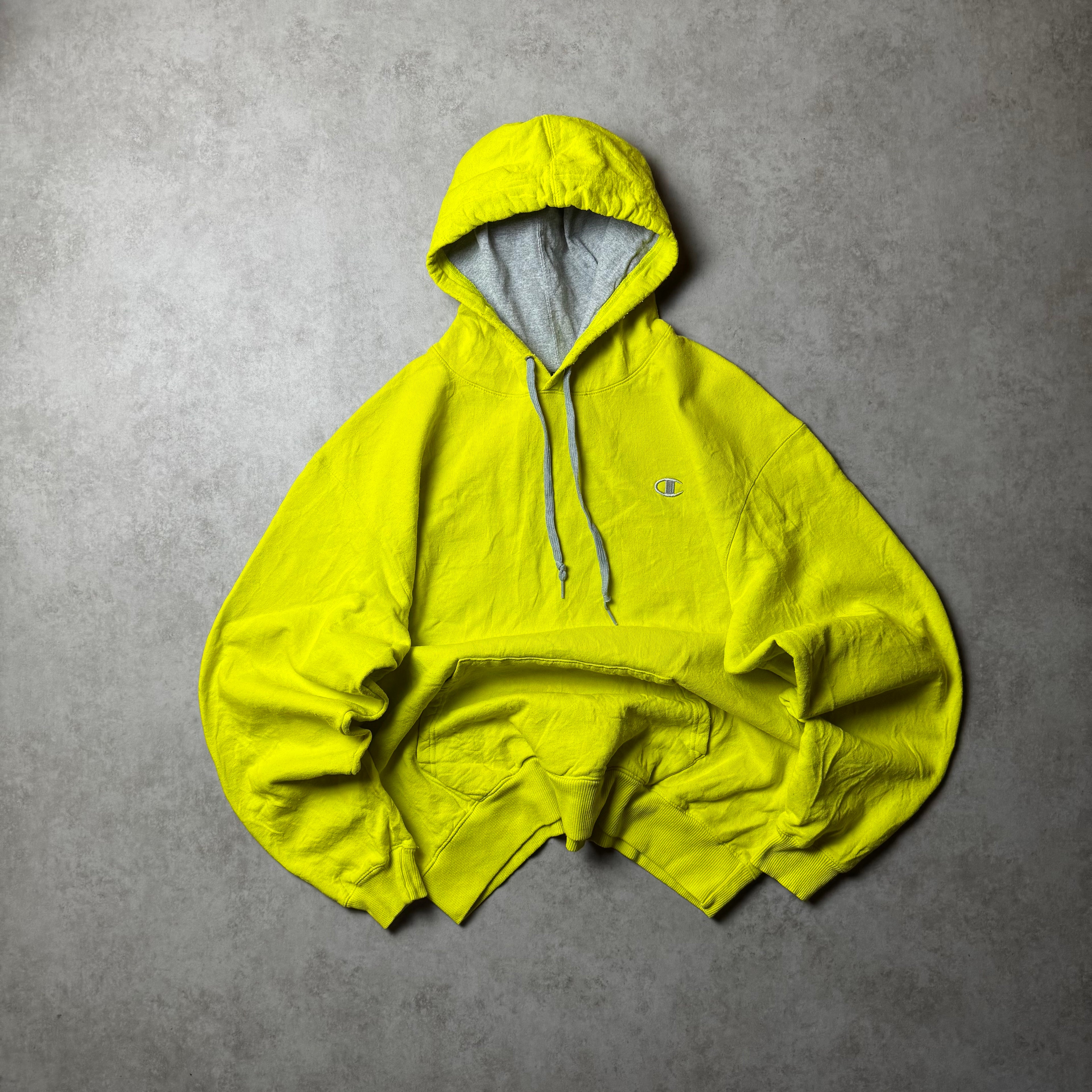 Yellow Champion Hoodie - Size L
