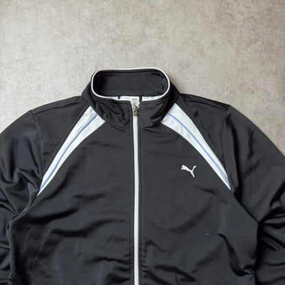 Black Zip Up Puma Hoodie - M