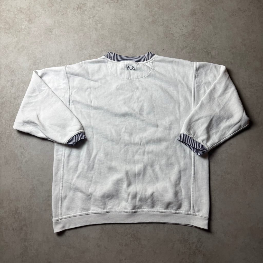 White Ellesse Sweatshirt - S