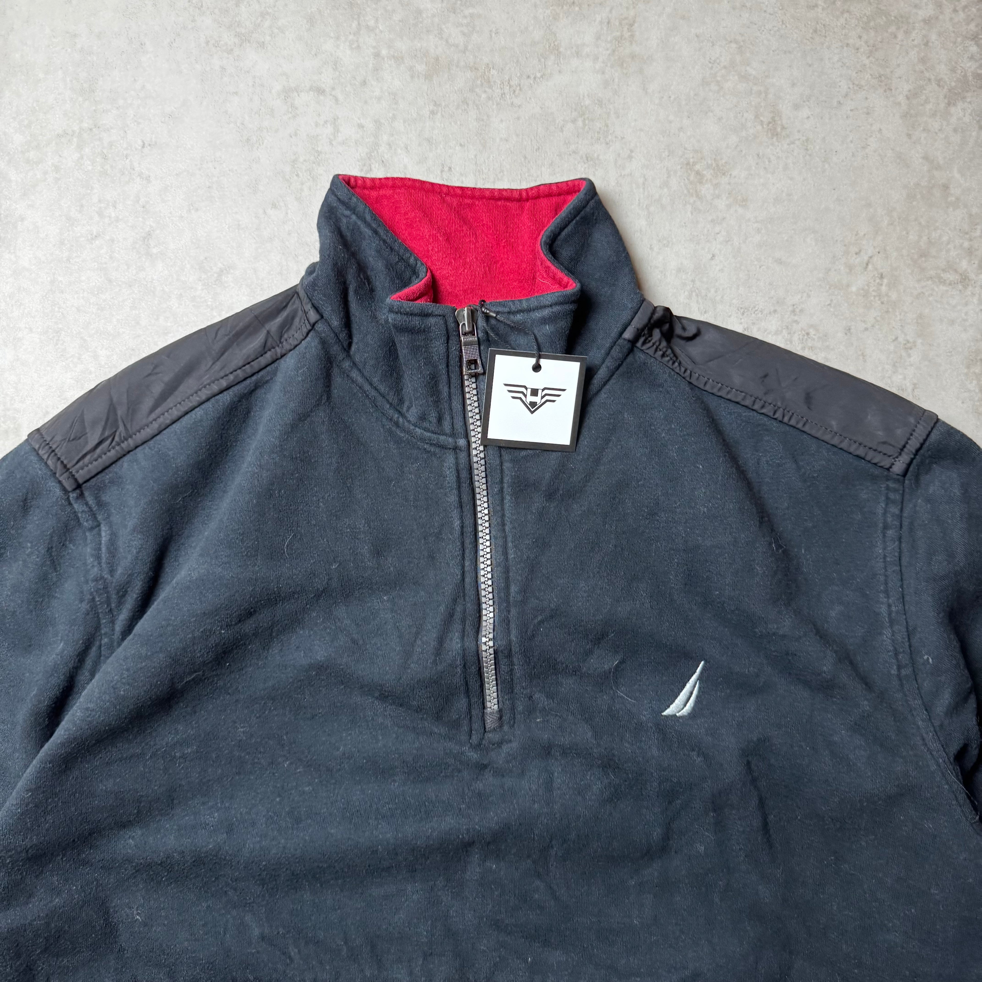 Black Nautica Quarter Zip - Size M