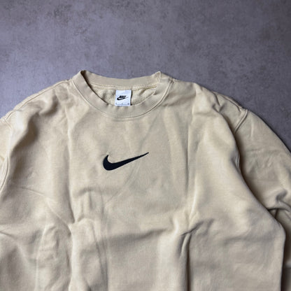 Yellow Nike Sweatshirt - M