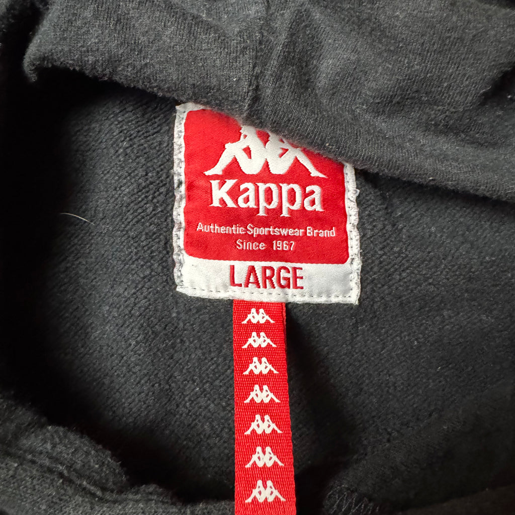 Black Kappa Hoodie - L