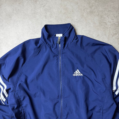 Dark Blue Adidas Windbreaker - L
