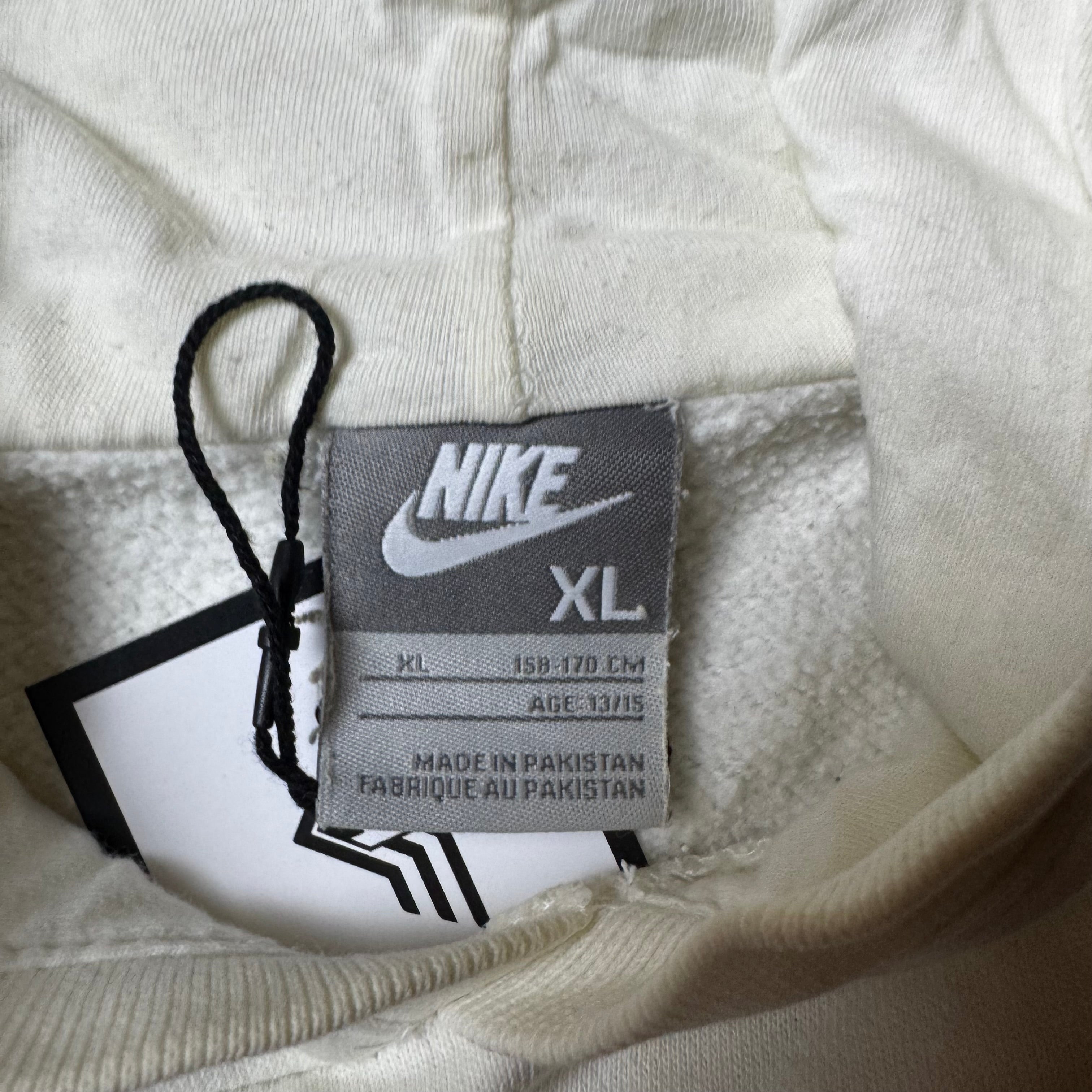 White Cortez Nike Hoodie - XL