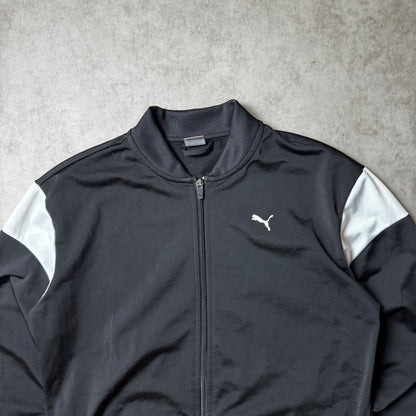 Black Puma Zip Up Hoodie - L (S)