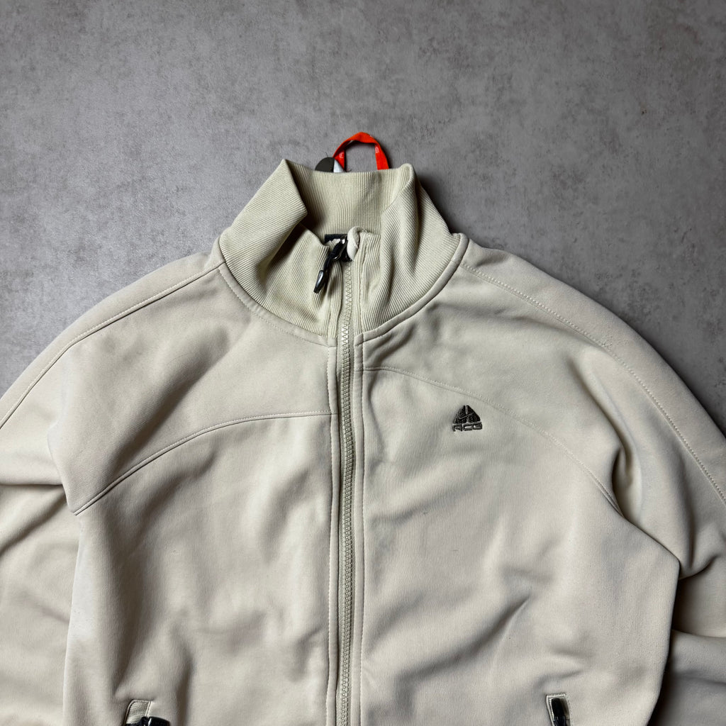 Beige Nice ACG Zip Up Hoodie - L (XS)