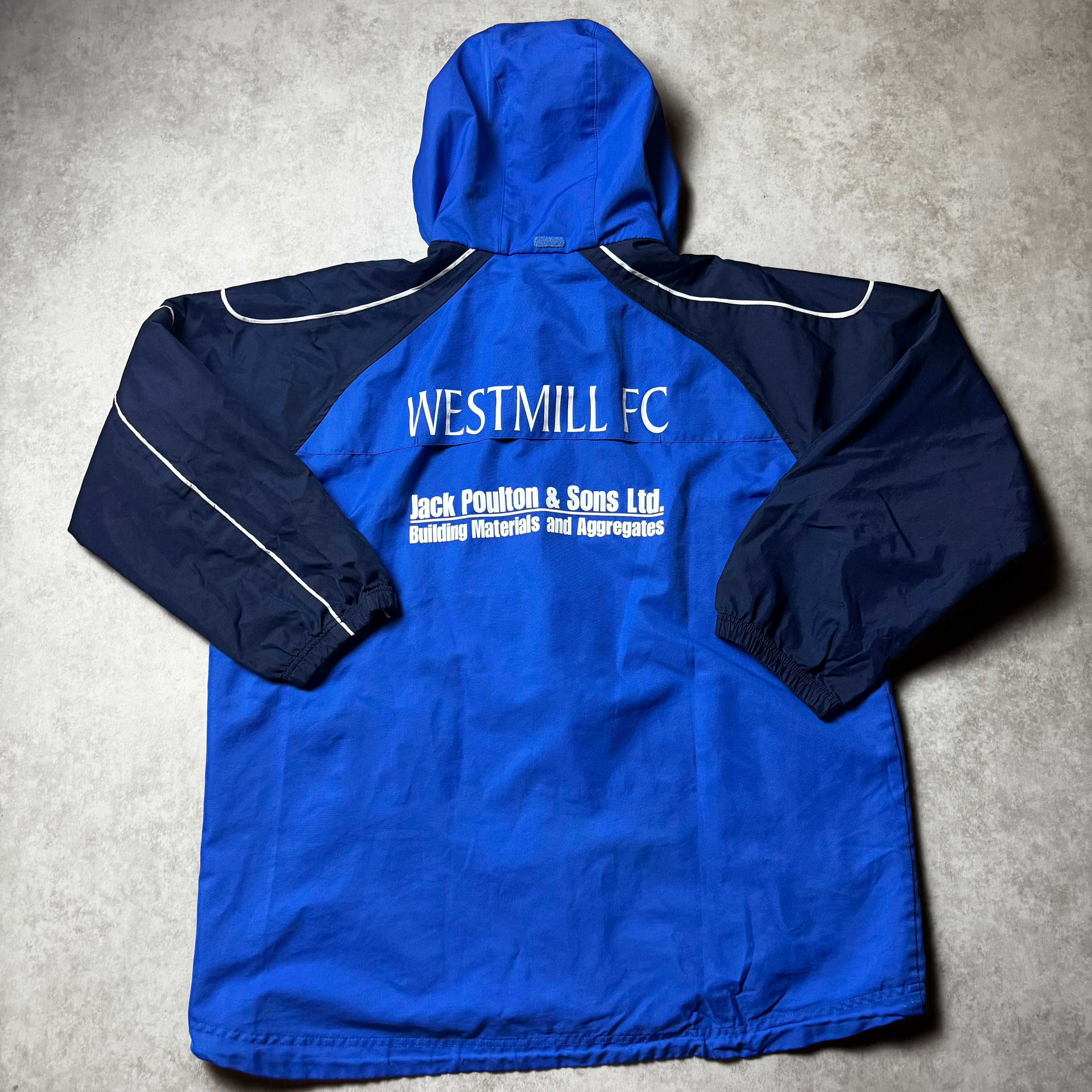 Blue Adidas Vintage Windbreaker - L