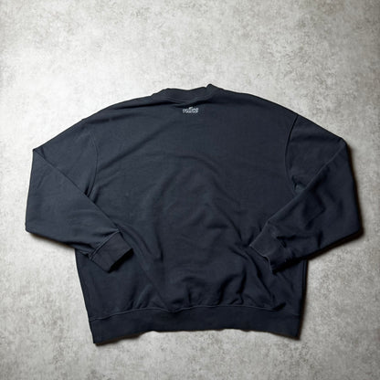 Black Cropped Nike Sweatshirt - S