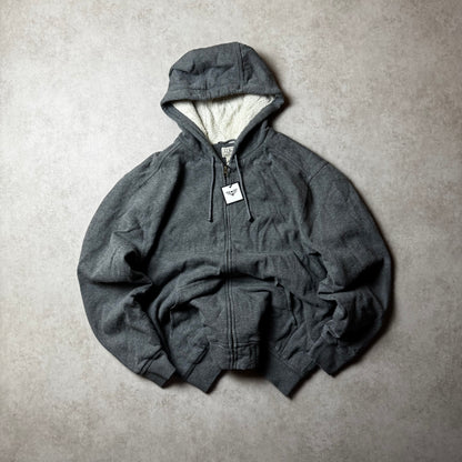 Gray L.L. Bean Zip Up Hoodie - Size L