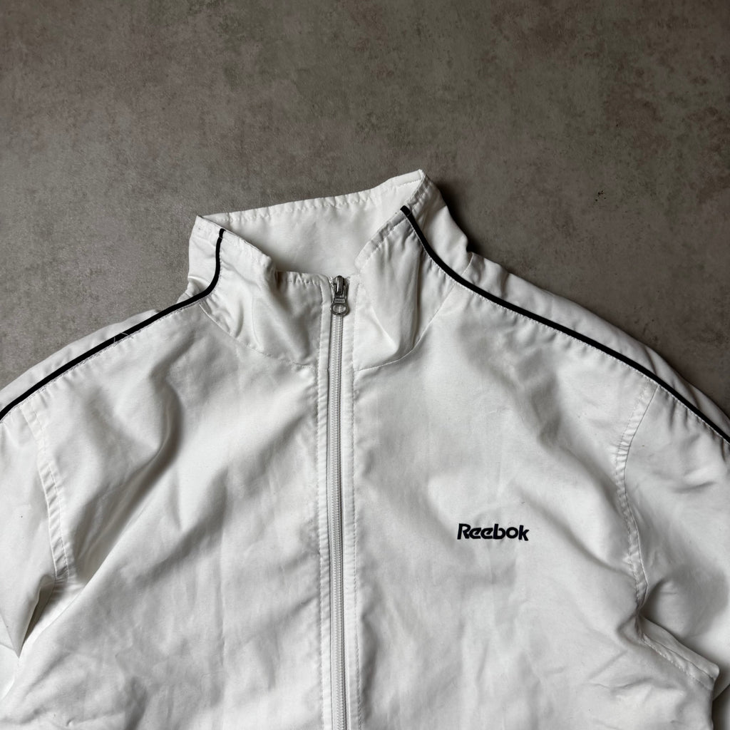 White Vintage Reebok Windbreaker - M