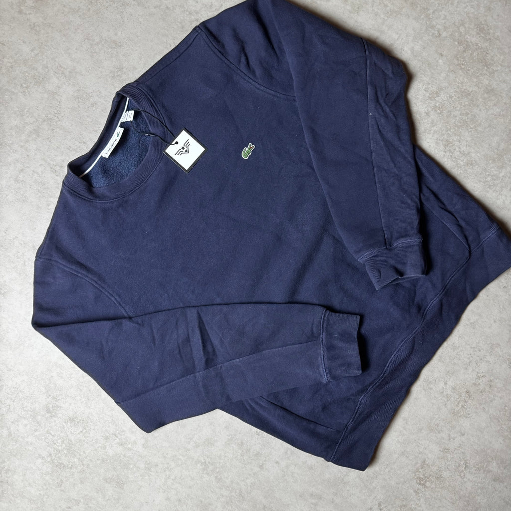 Dark Blue Lacoste Sweatshirt - Size M