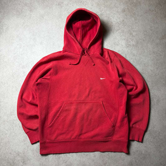 Red Adidas Hoodie - L