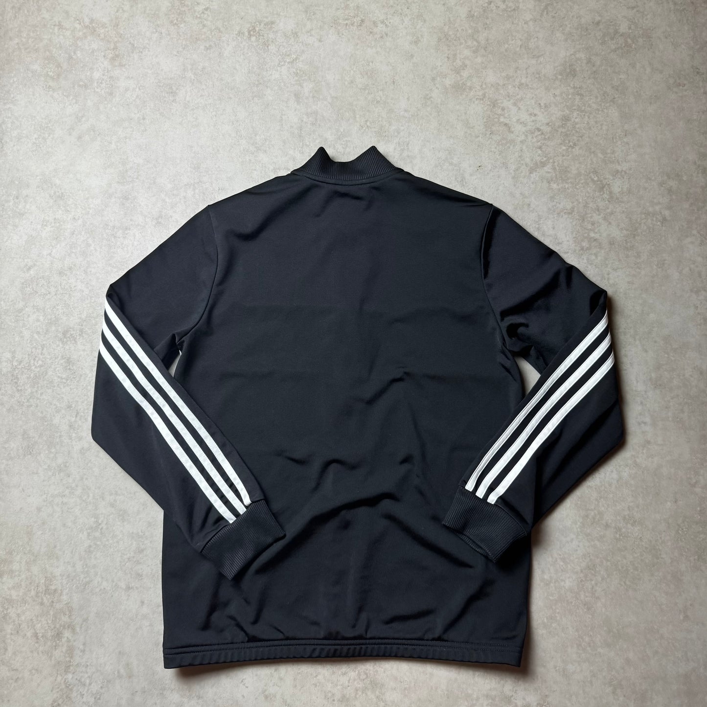 Black Adidas Zip Up Hoodie - S