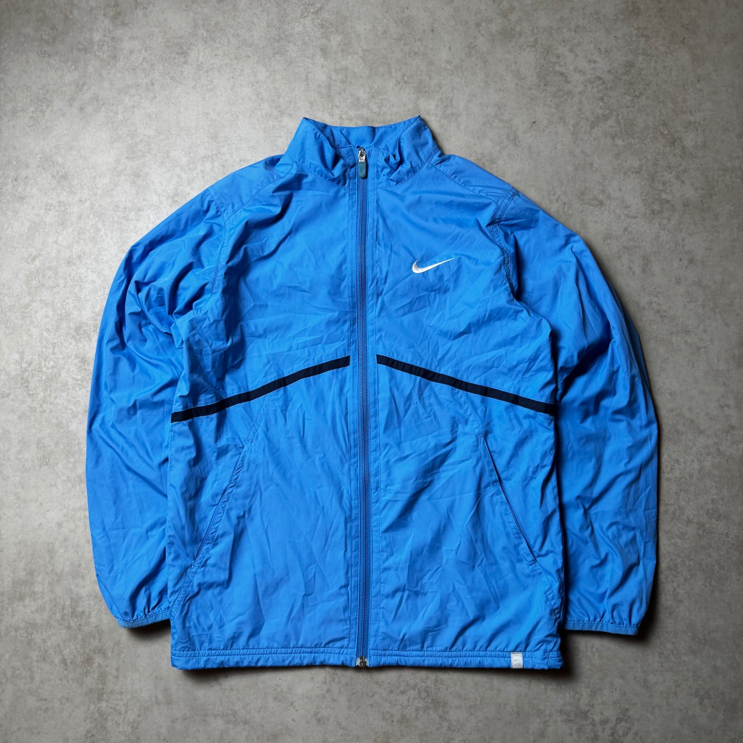 Blue Vintage Nike Windbreaker - L (152-158)