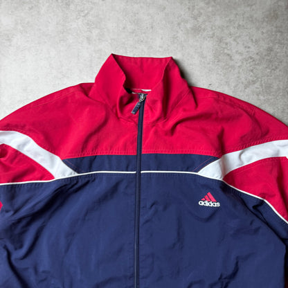 Navy Adidas Vintage Windbreaker - M