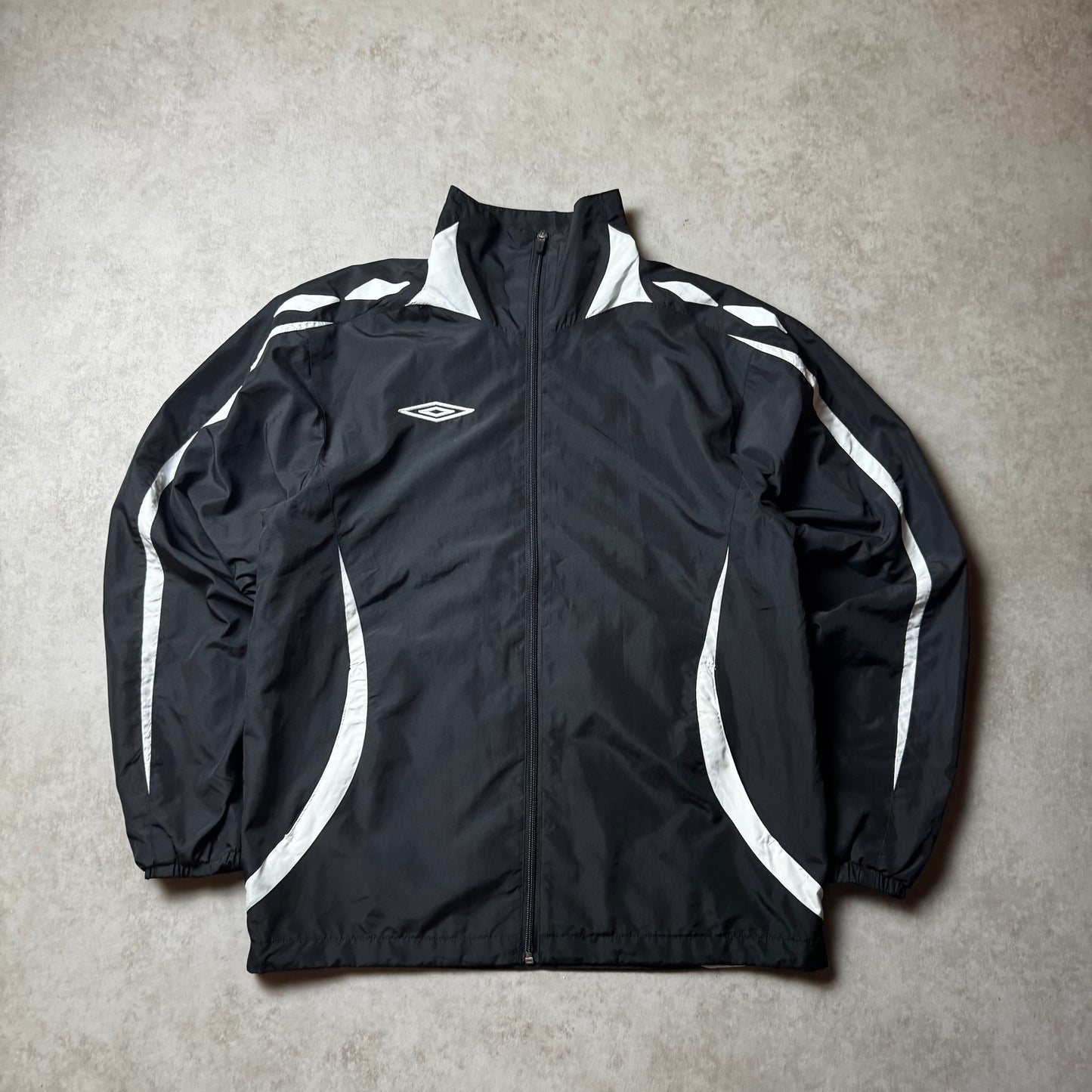 Black Vintage Umbro Windbreaker - S