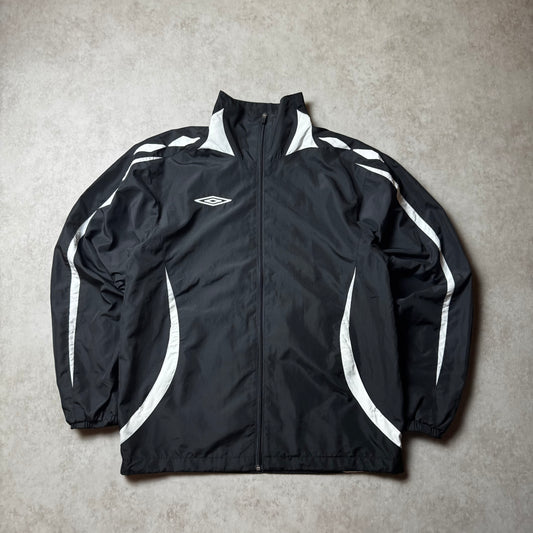 Black Vintage Umbro Windbreaker - S
