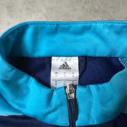 Dark Blue Adidas Zip Up Hoodie - M