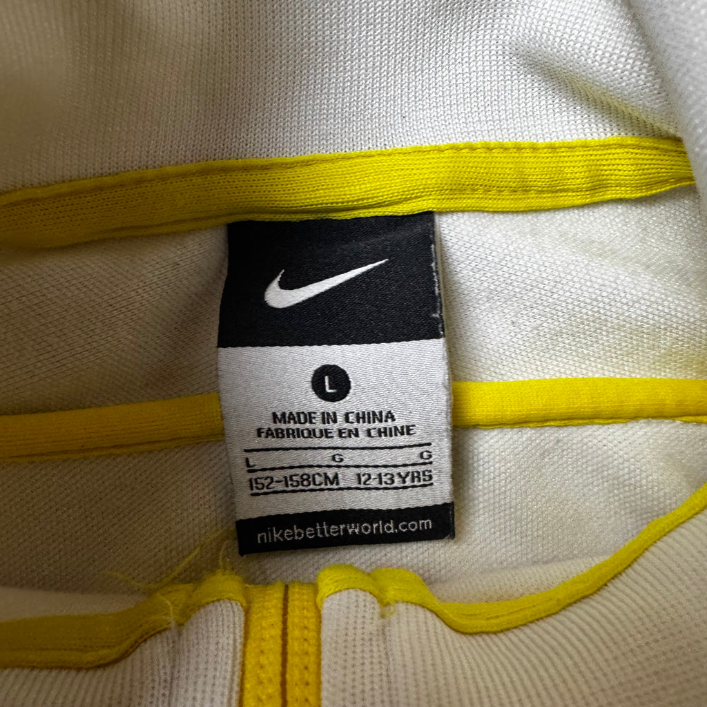 White Nike Zip Up Hoodie - L (152-158)