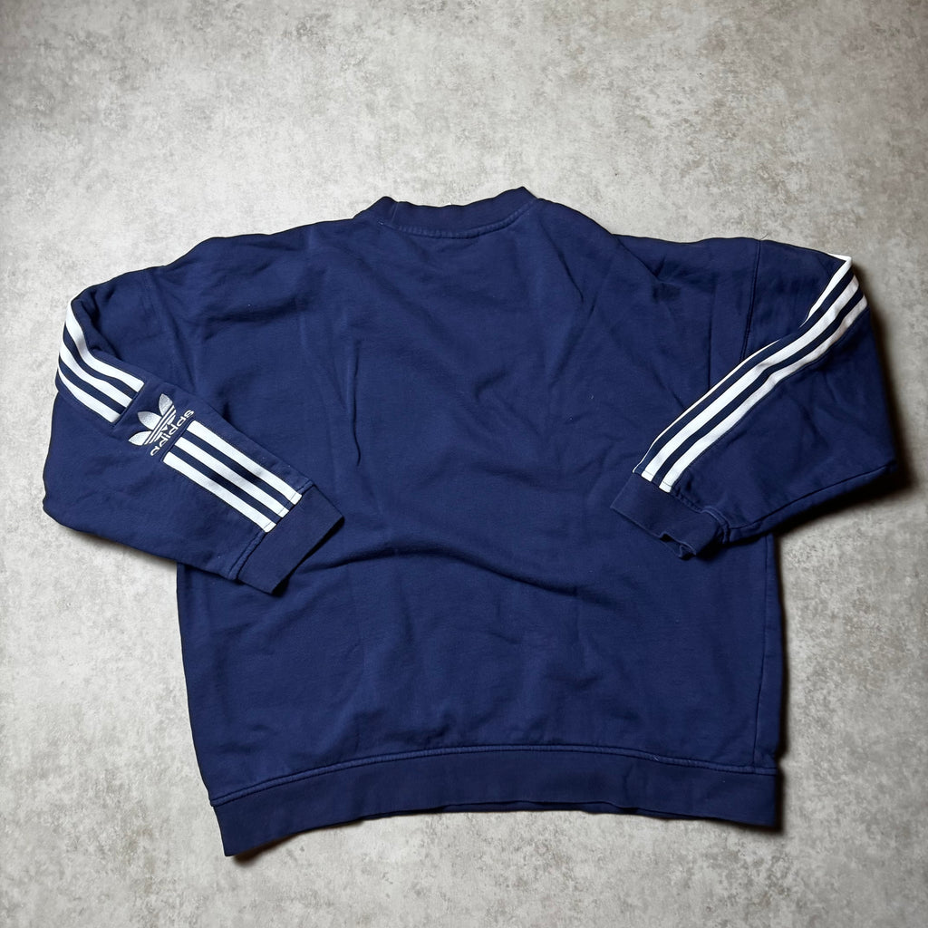 Navy Adidas Sweatshirt - M