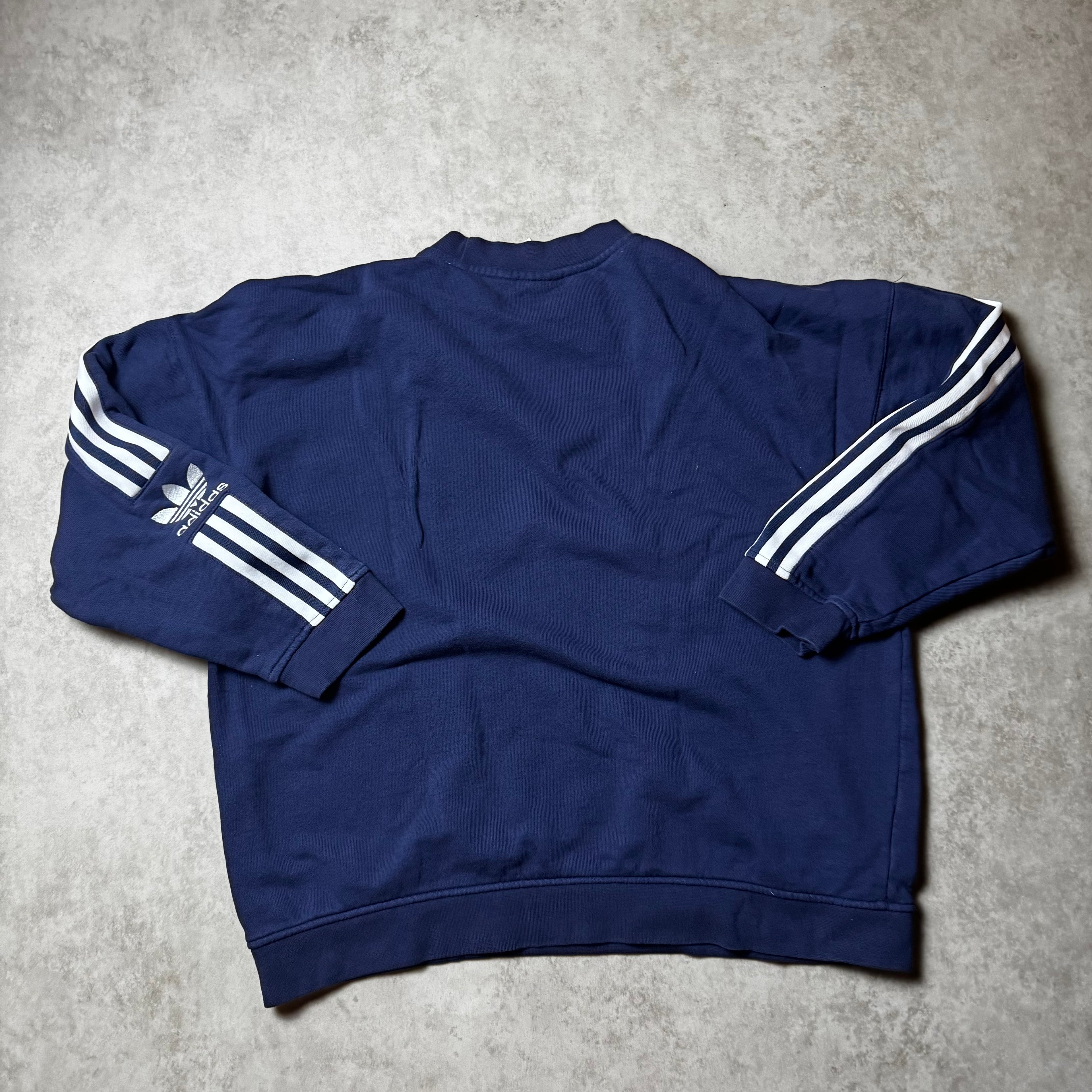Navy Adidas Sweatshirt - M