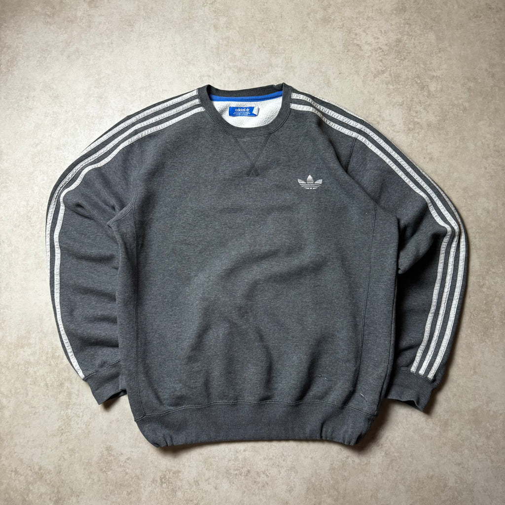 Gray Adidas Sweatshirt - L (M)