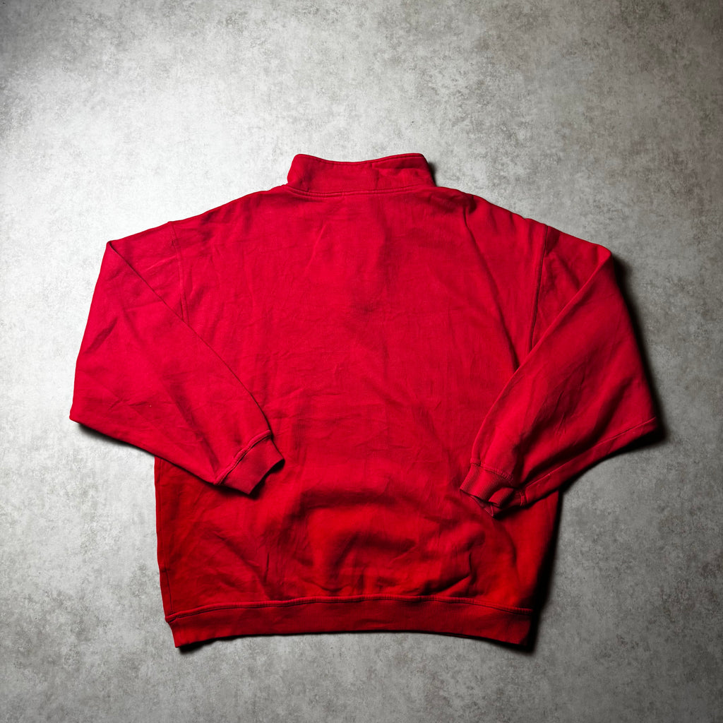 Red Fila Quarter Zip - XL
