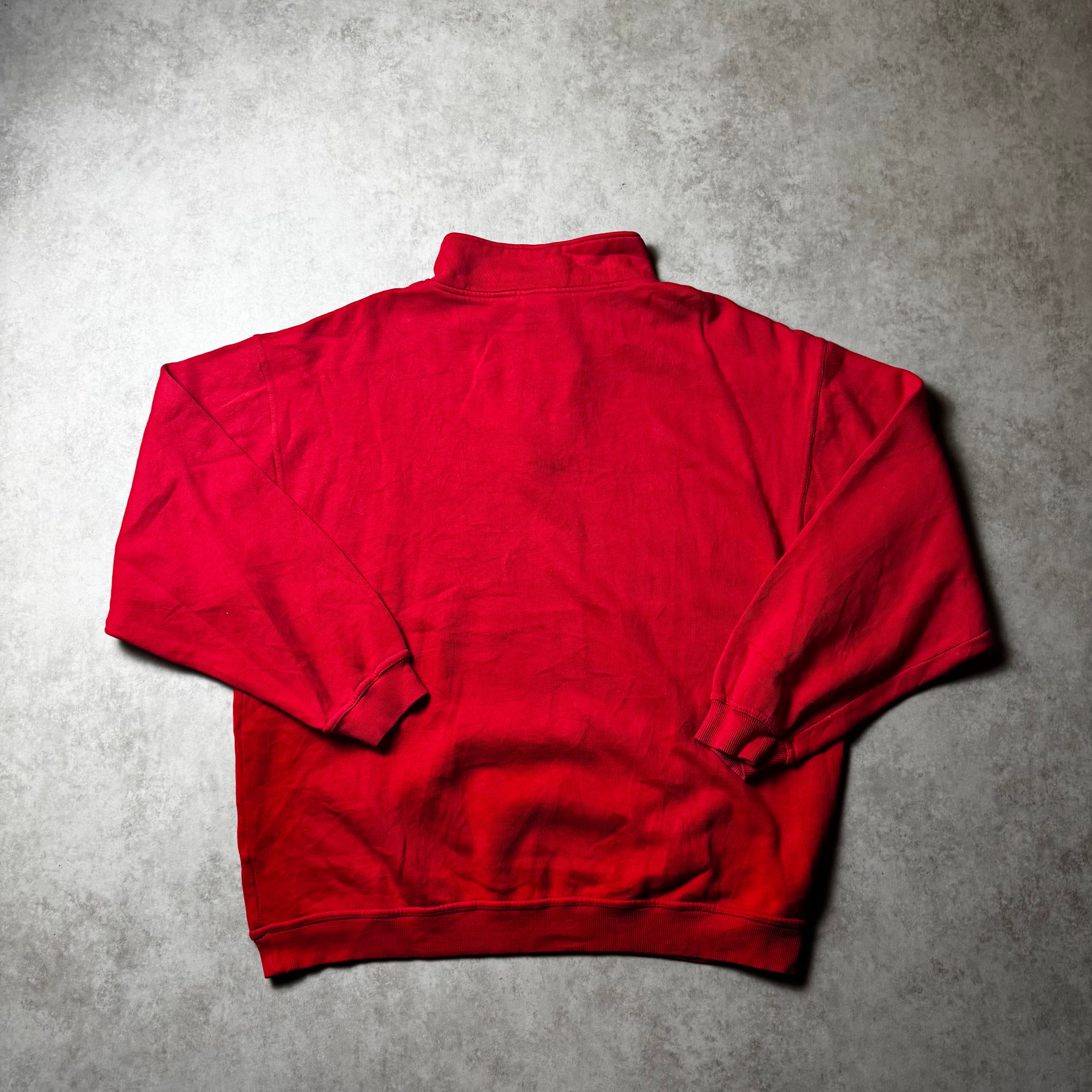 Red Fila Quarter Zip - XL