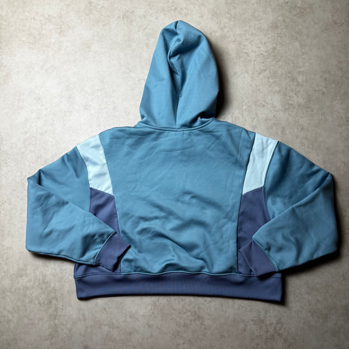 Blue Nike Cropped Hoodie - M wmns