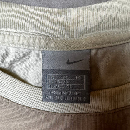Beige Vintage Nike Sports Tee - XL (M)