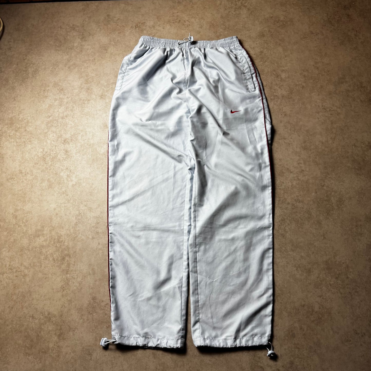 Light Blue Nike Baggy Trackpants - M