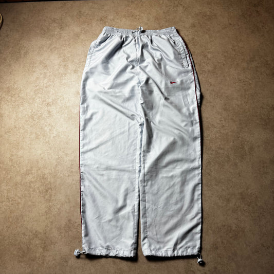 Light Blue Nike Baggy Trackpants - M