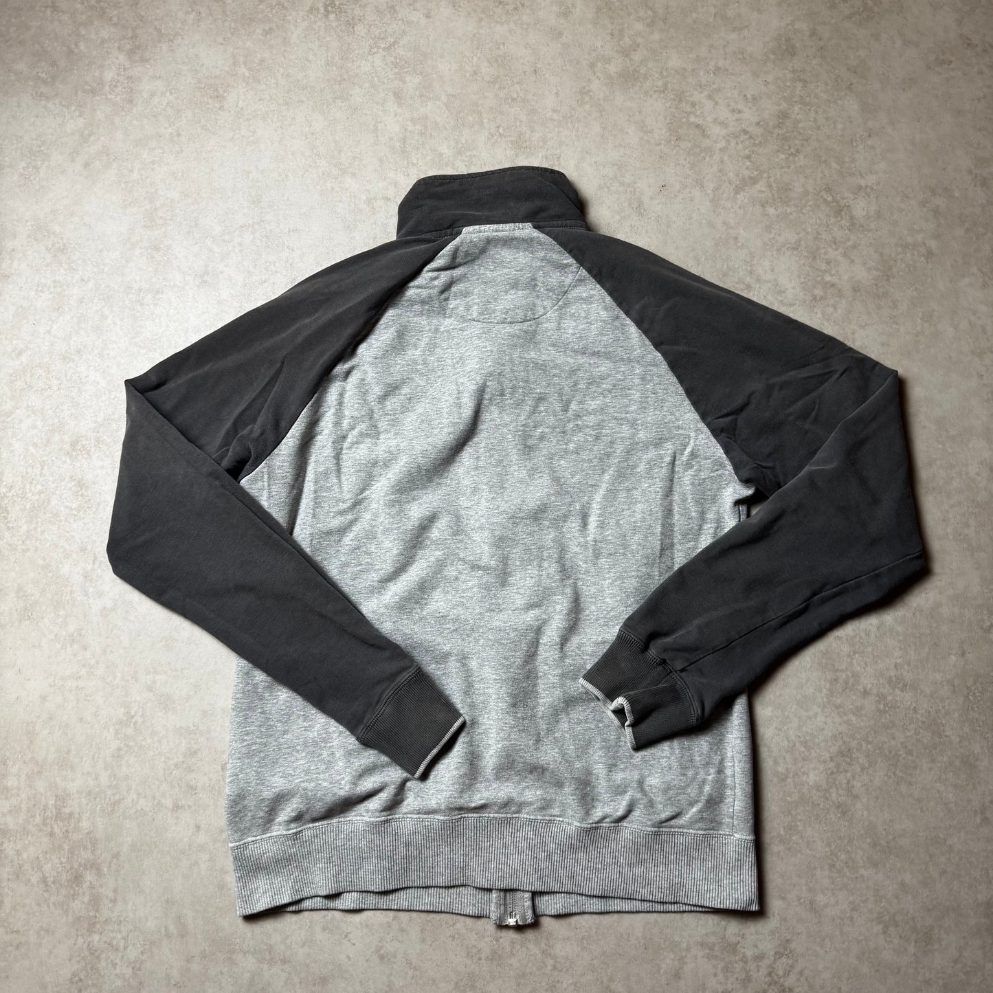 Gray Nike Zip Up Hoodie - L