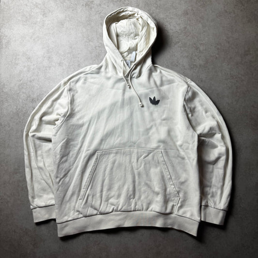 White Adidas Graphic Hoodie - XL