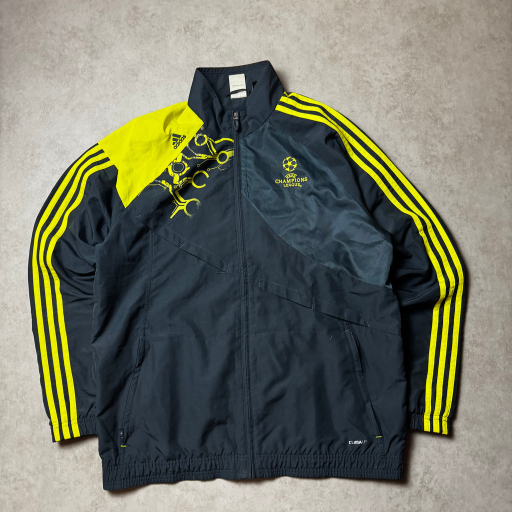 Navy Vintage Adidas Champions League Windbreaker - L
