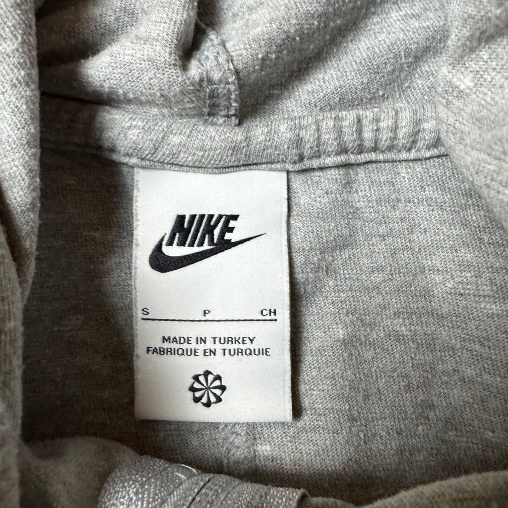 Gray Nike Zip Up Hoodie - S