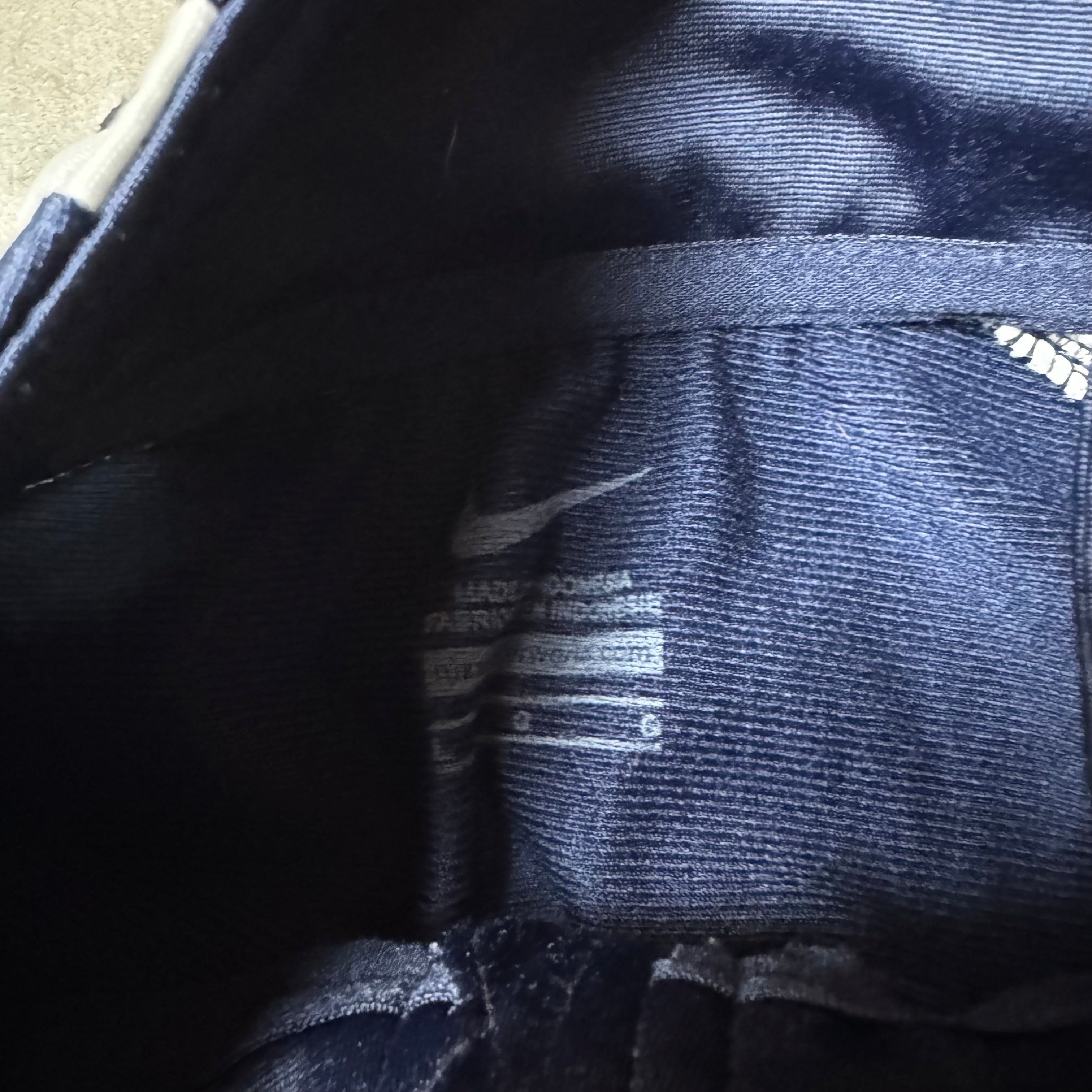 Navy Nike Zip Up Hoodie - L